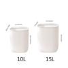 yanzhuen001 Fashionable Indoor Garbage Bin, Trash Can Household Large Capacity Toilet Office Living Room Paper Basket Kitchen Kitchen Waste Storage Bucket,Get More Storage(Orange,Medium) view 2