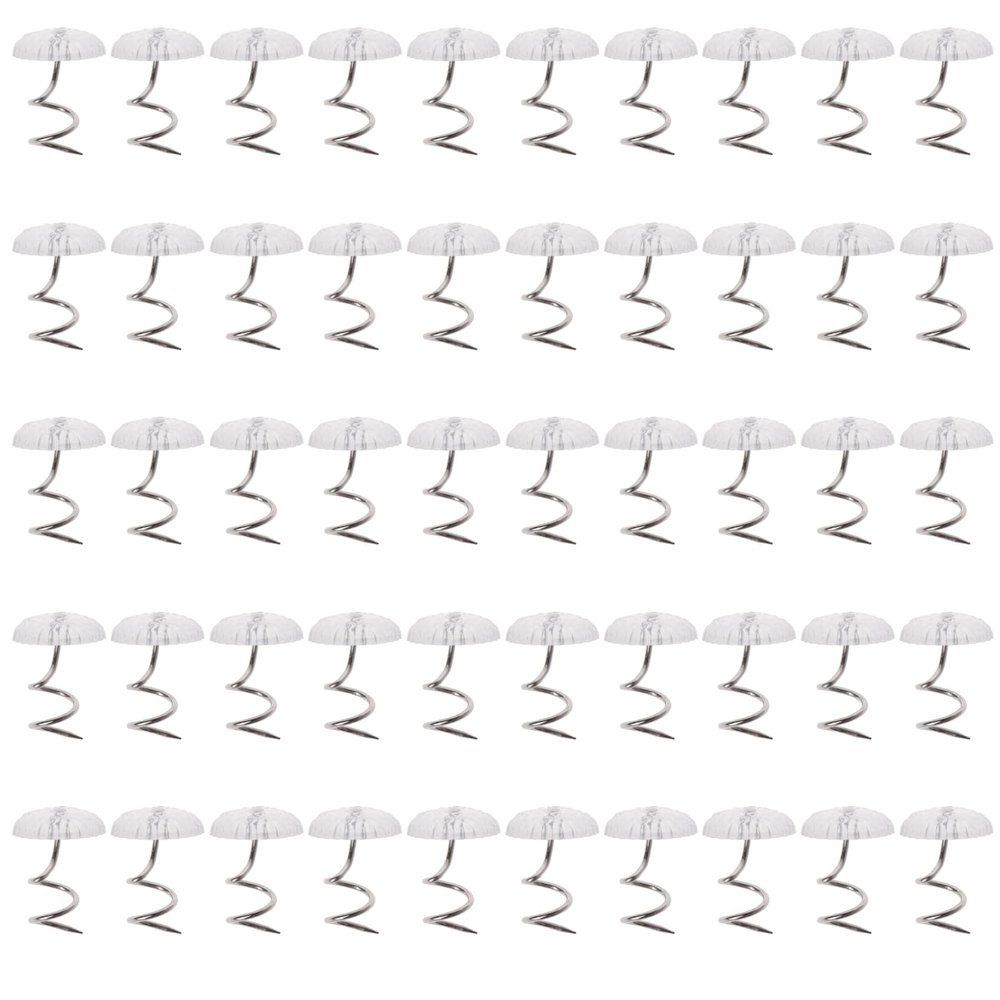 Vogast 50 Pieces Upholstery Screw Sofa Twist Pins Furniture Decorative Tacks for Fixed Blankets Sofa