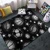 Sports Balls Carpet Rug - Black Balls Rug for Boys Kids Room Sports Rugs for Boys Bedroom, 5'7' view 2