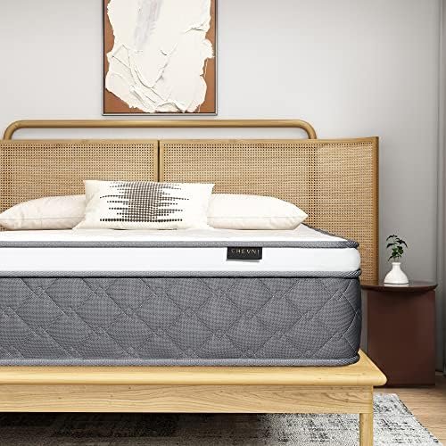 CHEVNI King Mattress 14 inch, Hybrid Mattresses Individual Pocket Springs with CertiPUR-US Gel Memory Foam Mattress in a Box,Medium Firm King Size 80" L x 76" W x 14" T (14 Inch, King)