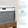 CHEVNI King Mattress 14 inch, Hybrid Mattresses Individual Pocket Springs with CertiPUR-US Gel Memory Foam Mattress in a Box,Medium Firm King Size 80" L x 76" W x 14" T (14 Inch, King) view 2