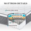 CHEVNI King Mattress 14 inch, Hybrid Mattresses Individual Pocket Springs with CertiPUR-US Gel Memory Foam Mattress in a Box,Medium Firm King Size 80" L x 76" W x 14" T (14 Inch, King) view 4