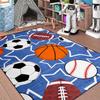 Sports Balls Carpet Rug - Balls Rug for Boys Kids Room Sports Rugs for Boys Bedroom, 5'7' view 1