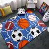 Sports Balls Carpet Rug - Balls Rug for Boys Kids Room Sports Rugs for Boys Bedroom, 5'7' view 2