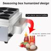 JYXYXSCP Commercial Electric Heating Cake Machine Griddle, Non-Stick Omelette Machine, 18-Hole Egg Burger Machine view 4