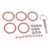 25 Pcs Coffee Maker Sealing Washer, Replacement Coffee Machine Filter Basket Gasket O Loop with Repair Tool Stable Multifunction for Coffee Machine Accessories view 2