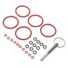 25 Pcs Coffee Maker Sealing Washer, Replacement Coffee Machine Filter Basket Gasket O Loop with Repair Tool Stable Multifunction for Coffee Machine Accessories view 4
