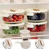 3 in 1 Multifunctional Fruit & Vegetable Washing Bowl with Dual-Layer Strainer Basket, Handle & Lid (2 Colors) view 4