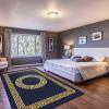 2x3 Rug Dark Blue Gold Greek Key Pattern Washable Rugs, Boho Print Laundry Room Carpet Non Slip Throw Rugs for Bathroom Kitchen Sink Front Door Bedroom Bedside view 3