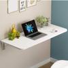 Simple Wall Mounted Table,Folding Table Bright Children's Study Table,Writing Desk,Mount to The Wall Floating Desk,Thickness 2.5cm/1in,White view 3