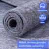 Extra Large Area Rug Cushioned Pad, 8x10 Ft Thick Felt Pad for Hardwood Floors, Keeps Rug in Place Soft view 3