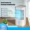 Portable Air Cooler, Mini Mobile Air Conditioner, RGB 7 LED Light, 3 Speeds, Timed function Modes Room Cooler, Air Coolers for Home, Office, Bedroom(White) view 2