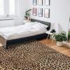 6x9 Area Rugs Leopard Print Cheetah Art Living Room Rugs, Fashion Sexy Leopard Pattern Classroom Rug with Carpet Non-Slip Backing for Bedroom Office Home Decor view 3