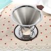 Restokki Stainless Steel Double Layer Mesh Coffee Cone Holder Filter, Suitable for Cups Mugs Thermoses Small Pots, Portable and Reusable view 3