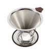 Restokki Stainless Steel Double Layer Mesh Coffee Cone Holder Filter, Suitable for Cups Mugs Thermoses Small Pots, Portable and Reusable view 4