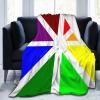 Batasuna Throw Blanket 50"x40" Soft Cozy Blanket for Bed Sofa Couch Camping and Travel view 1