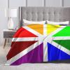 Batasuna Throw Blanket 50"x40" Soft Cozy Blanket for Bed Sofa Couch Camping and Travel view 2