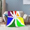 Batasuna Throw Blanket 50"x40" Soft Cozy Blanket for Bed Sofa Couch Camping and Travel view 3