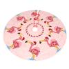 BYBYSCL 48" Pink Flamingo Pattern Christmas Tree Skirt Large Tree Mat Base Cover for Xmas Festive Holiday Party Decoration Ornaments view 2