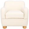 SAFAVIEH Couture Collection Dyanna Ivory/Natural Boucle Accent Chair view 1