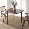 SAFAVIEH Couture Collection Barbossa Walnut Extendable Dining Table view 2