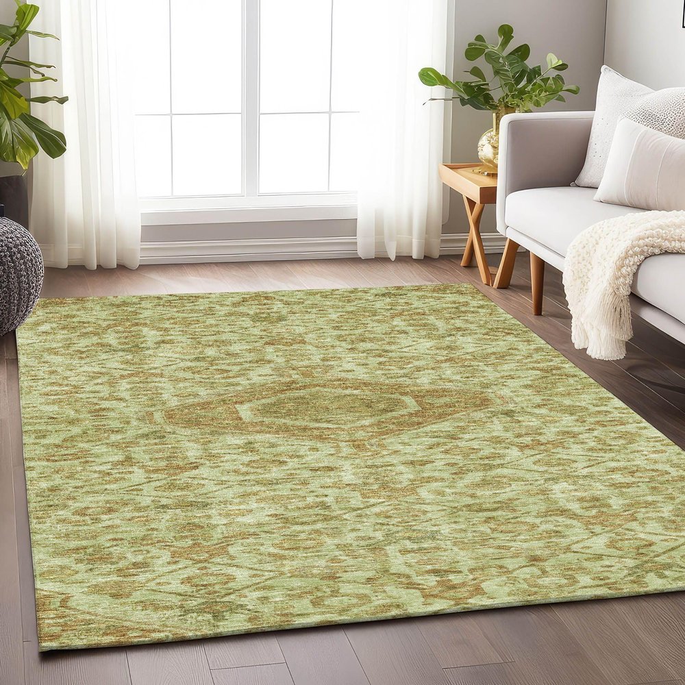 Addison Rugs Chantille ACN1225 Sage 10' x 14' Indoor/Outdoor, Machine Washable, Easy Clean, Non Shedding, Bedroom, Living Room, Dining Room, Kitchen, Patio Rug