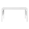 OSP Home Furnishings Prado Home Office Writing Desk with Storage, Schattdecor White Carbon Fiber Desk Top, Rectangular view 4