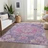Addison Rugs Chantille ACN1236 Purple 9' x 12' Indoor/Outdoor, Machine Washable, Easy Clean, Non Shedding, Bedroom, Living Room, Dining Room, Kitchen, Patio Rug view 2