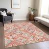 Addison Rugs Chantille ACN1328 Coral 3' x 5' Indoor/Outdoor, Machine Washable, Easy Clean, Non Shedding, Bedroom, Living Room, Dining Room, Kitchen, Patio Rug view 2