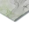Addison Rugs Mayfield AMF515 Green 8' x 8' Indoor Premium Machine Washable Round Rug, Silky Soft, Easy Clean, Non Shedding, Bedroom, Living Room, Dining Room, Kitchen, Patio Rug view 3