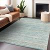 Addison Rugs Chantille ACN1239 Teal 8' x 10' Indoor/Outdoor, Machine Washable, Easy Clean, Non Shedding, Bedroom, Living Room, Dining Room, Kitchen, Patio Rug view 1