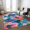 Addison Rugs Chantille ACN1488 Navy 8' x 10' Indoor/Outdoor, Machine Washable, Easy Clean, Non Shedding, Bedroom, Living Room, Dining Room, Kitchen, Patio Rug view 1