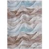 Addison Rugs Chantille ACN1621 Mocha 8' x 10' Indoor/Outdoor, Machine Washable, Easy Clean, Non Shedding, Bedroom, Living Room, Dining Room, Kitchen, Patio Rug view 3