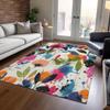 Addison Rugs Chantille ACN1551 Ivory 10' x 14' Indoor/Outdoor, Machine Washable, Easy Clean, Non Shedding, Bedroom, Living Room, Dining Room, Kitchen, Patio Rug view 1