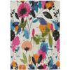Addison Rugs Chantille ACN1551 Ivory 10' x 14' Indoor/Outdoor, Machine Washable, Easy Clean, Non Shedding, Bedroom, Living Room, Dining Room, Kitchen, Patio Rug view 3