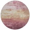 Addison Rugs Chantille ACN1470 Mauve 8' x 8' Indoor/Outdoor, Machine Washable, Easy Clean, Non Shedding, Bedroom, Living Room, Dining Room, Kitchen, Patio Round Rug view 1