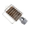 Brrnoo Left Kitchen Sink Faucet Organizer with Hook and Drain Tray, Sponge Holder Thickened Aluminum Sink Organizer Rack for Cloths Drain Stopper (Silver) view 1