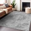 Addison Rugs Chantille ACN1238 Silver 8' x 10' Indoor/Outdoor, Machine Washable, Easy Clean, Non Shedding, Bedroom, Living Room, Dining Room, Kitchen, Patio Rug view 1