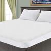 Superior Mattress Protector, Waterproof Backing, Soft Cotton Terry, Lightweight, Breathable, Noiseless, Fitted Sheet Design, Plush Bedding, Machine Washable, Vinyl-Free, Twin, White view 1