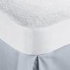 Superior Mattress Protector, Waterproof Backing, Soft Cotton Terry, Lightweight, Breathable, Noiseless, Fitted Sheet Design, Plush Bedding, Machine Washable, Vinyl-Free, Twin, White view 4