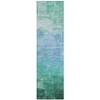 Addison Rugs Chantille ACN1471 Teal 2'3" x 7'6" Indoor/Outdoor, Machine Washable, Easy Clean, Non Shedding, Bedroom, Living Room, Dining Room, Kitchen, Patio Rug view 3