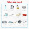 Baketivity Rainbow Bagel Kids Baking Kit with Pre-Measured Ingredients view 4