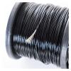 Black PVC Plastic Coating 304 Stainless Steel Flexible Steel Wire Rope Clothesline Waterproof and Rustproof(1.2mmX50M) view 4