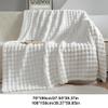 Extra Large Soft Throw Blanket, 3D Bubble Decorative Cozy Fuzzy Flannel Blanket, Winter Versatile Cozy Lightweight Flannel Blanket, Flannel Bed Blanket All Season Use view 2