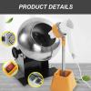Candy Chocolate Candy Coater Machine,Chocolate Coating Polishing Machine With Blower,1-3Kg/Time,For Coater Sugar Ball,220V view 3