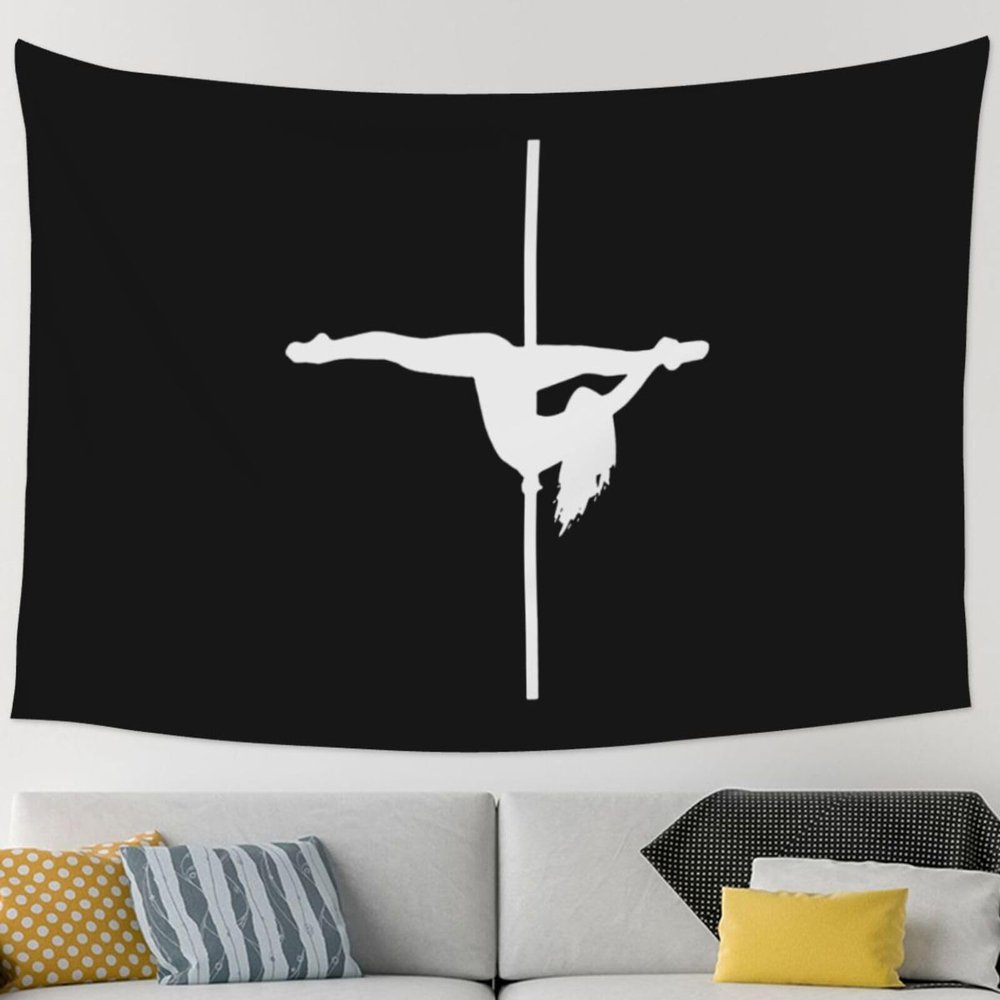 NUSDB Pole Dancing Wall Tapestry For Bedroom Home Dorm Decor Large Tapestries 60" X 90"