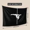 NUSDB Pole Dancing Wall Tapestry For Bedroom Home Dorm Decor Large Tapestries 60" X 90" view 4