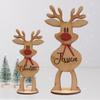 Personalised Freestanding Reindeer, Family Christmas Decoration, Place Names Setting DecorationPersonalised Freestanding Reindeer, Place Names Setting, Ornament, Table Place Names (20cm,5pcs) view 2