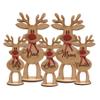 Personalised Freestanding Reindeer, Family Christmas Decoration, Place Names Setting DecorationPersonalised Freestanding Reindeer, Place Names Setting, Ornament, Table Place Names (20cm,5pcs) view 3