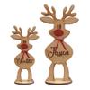 Personalised Freestanding Reindeer, Family Christmas Decoration, Place Names Setting DecorationPersonalised Freestanding Reindeer, Place Names Setting, Ornament, Table Place Names (20cm,5pcs) view 4